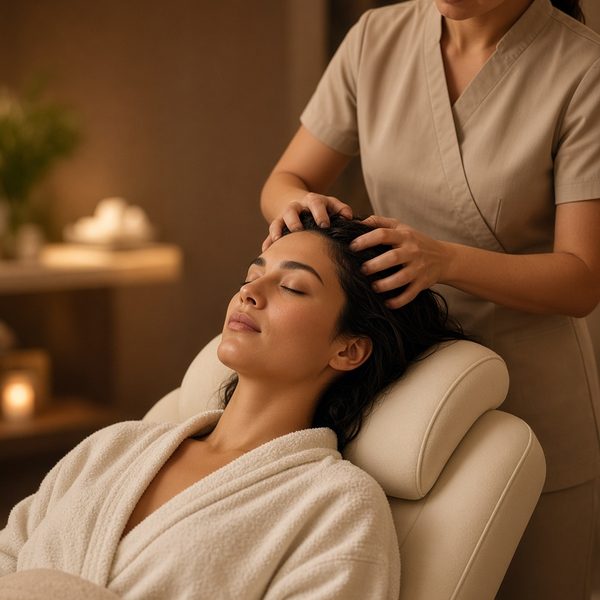 Masaż głowy w La Luna SPA