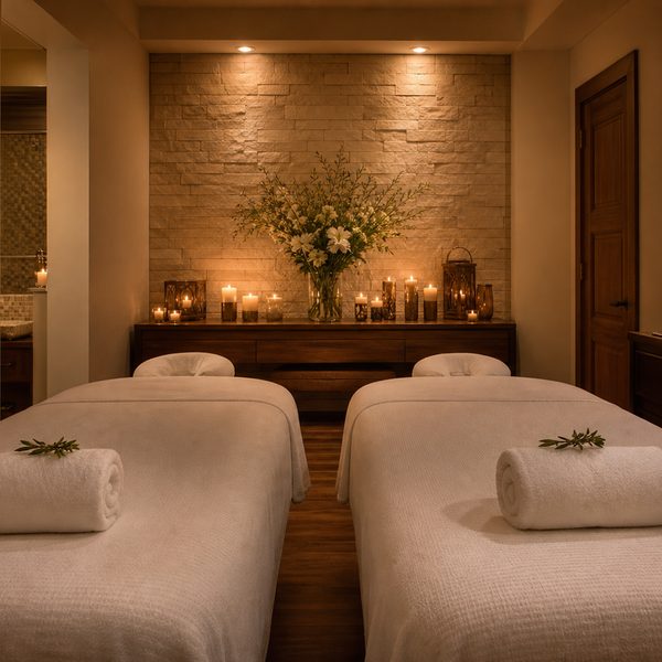 Masaż podwójny dla par w La Luna SPA